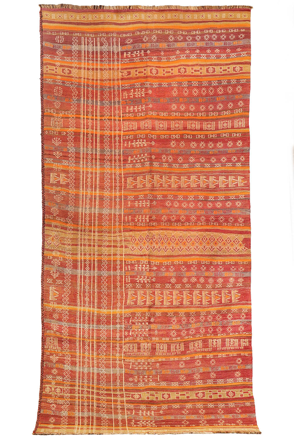 Kilim Shaffi semi antiguo Serkhat Baluch, Afganistán. 310x147 cms - Imagen 2
