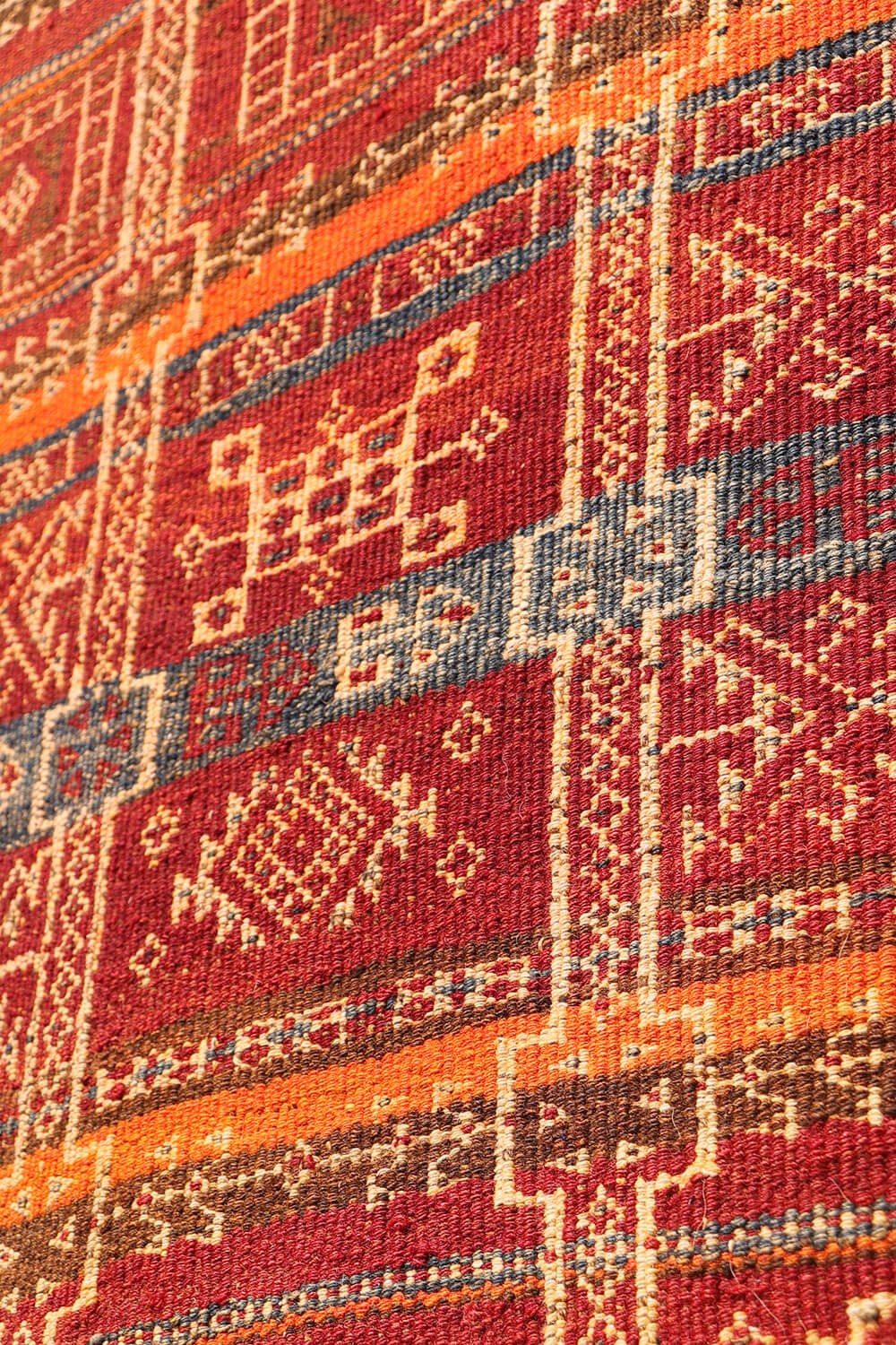 Kilim shaffi Baluch semi antiguo, Afganistán. 352x172 cms - Imagen 10