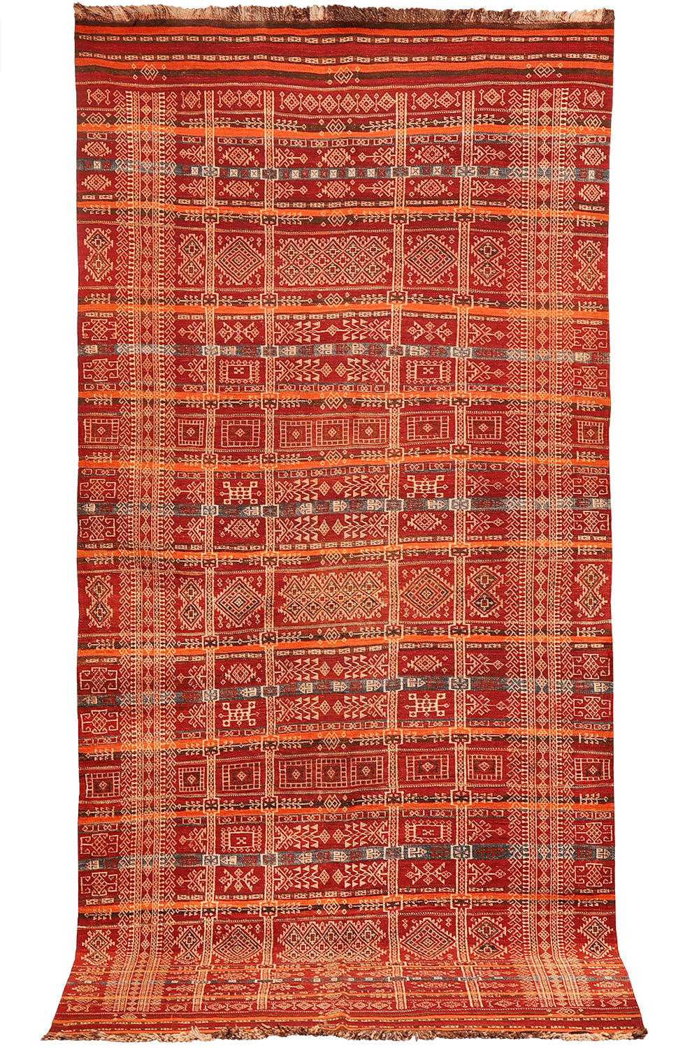 Kilim shaffi Baluch semi antiguo, Afganistán. 352x172 cms - Imagen 12
