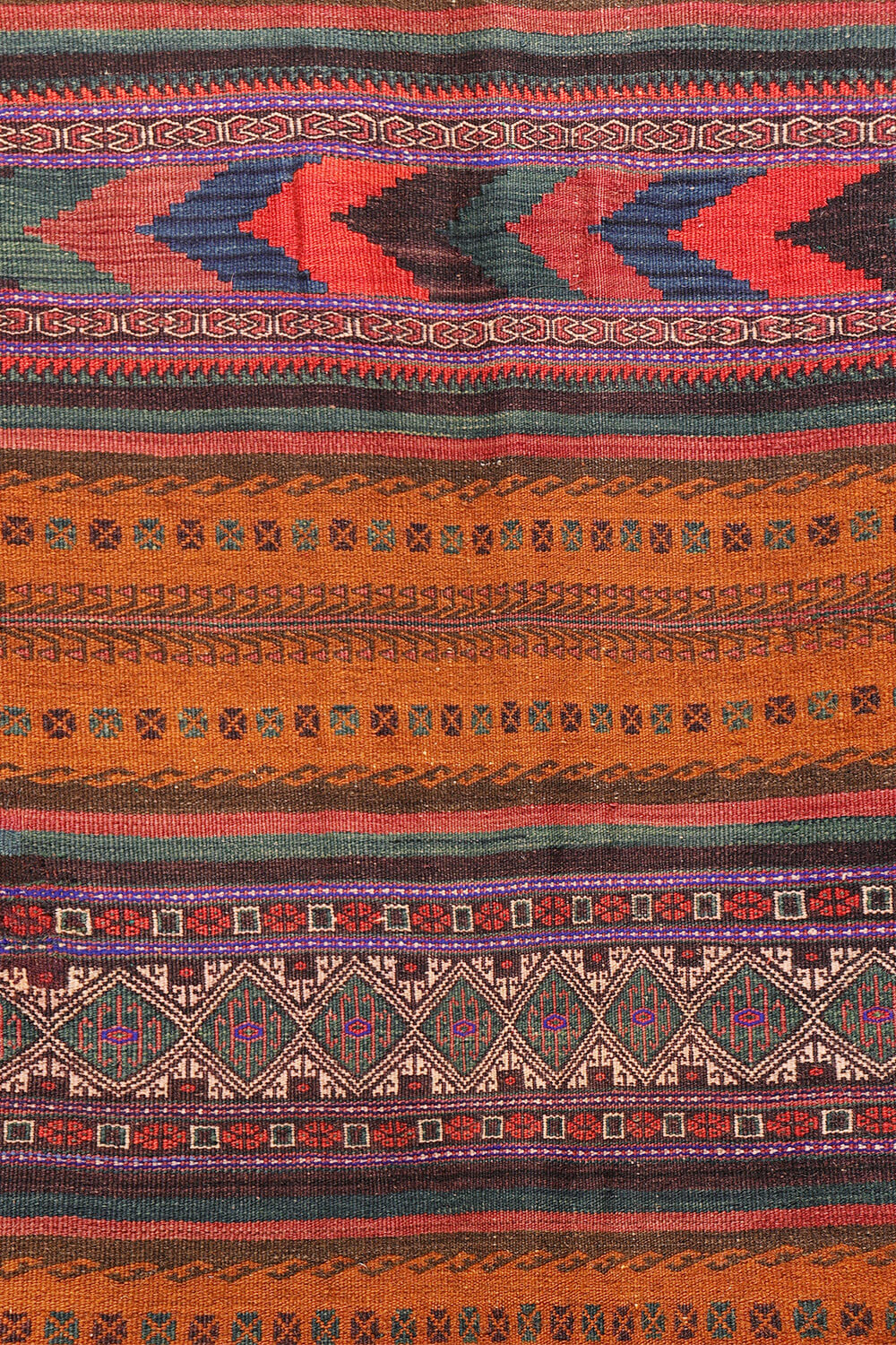 Vintage Baluch kilim from Afghanistan. 299x132 cms - Image 3