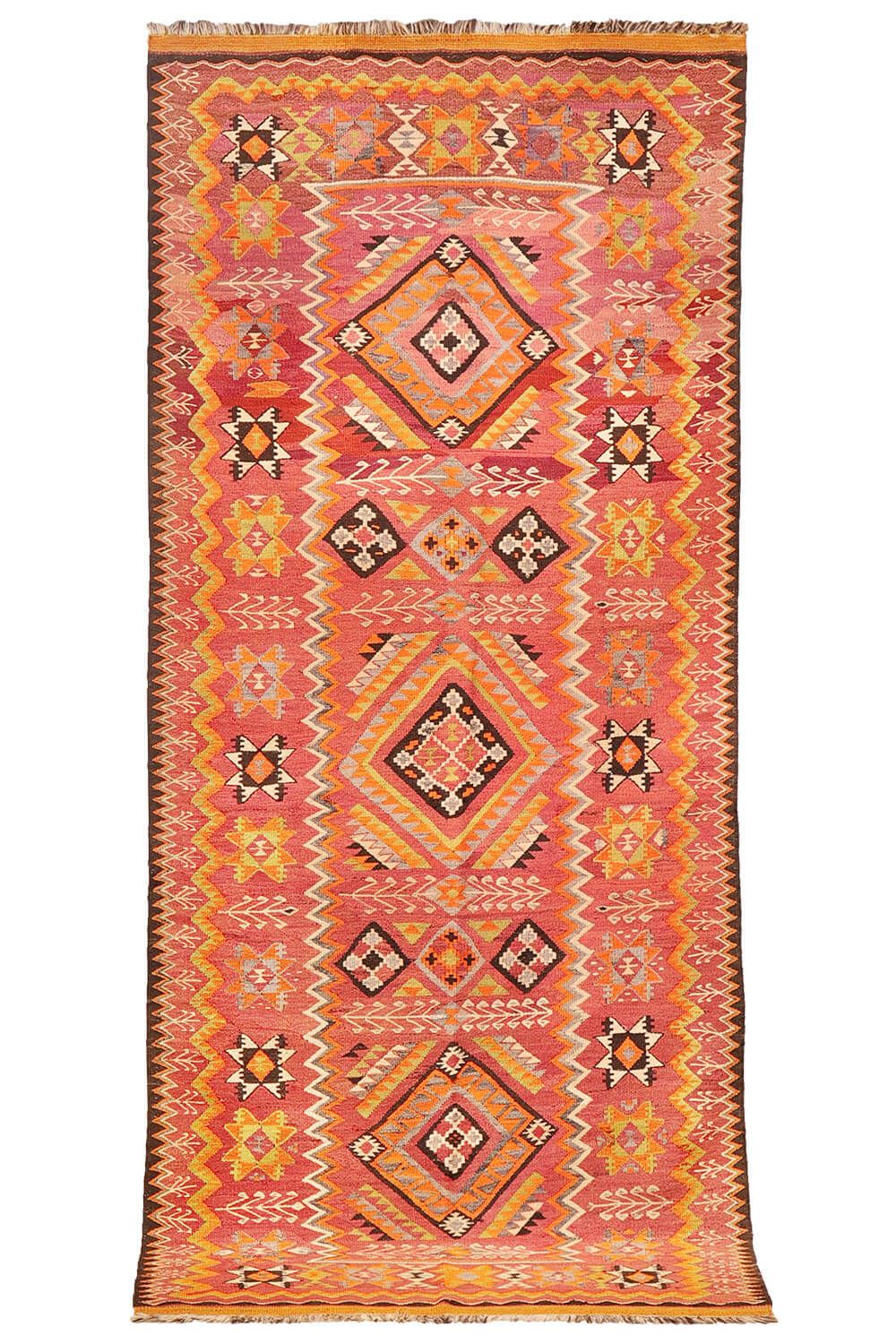 Kilim semi antiguo, Afganistán. 338x147 cms - Imagen 2