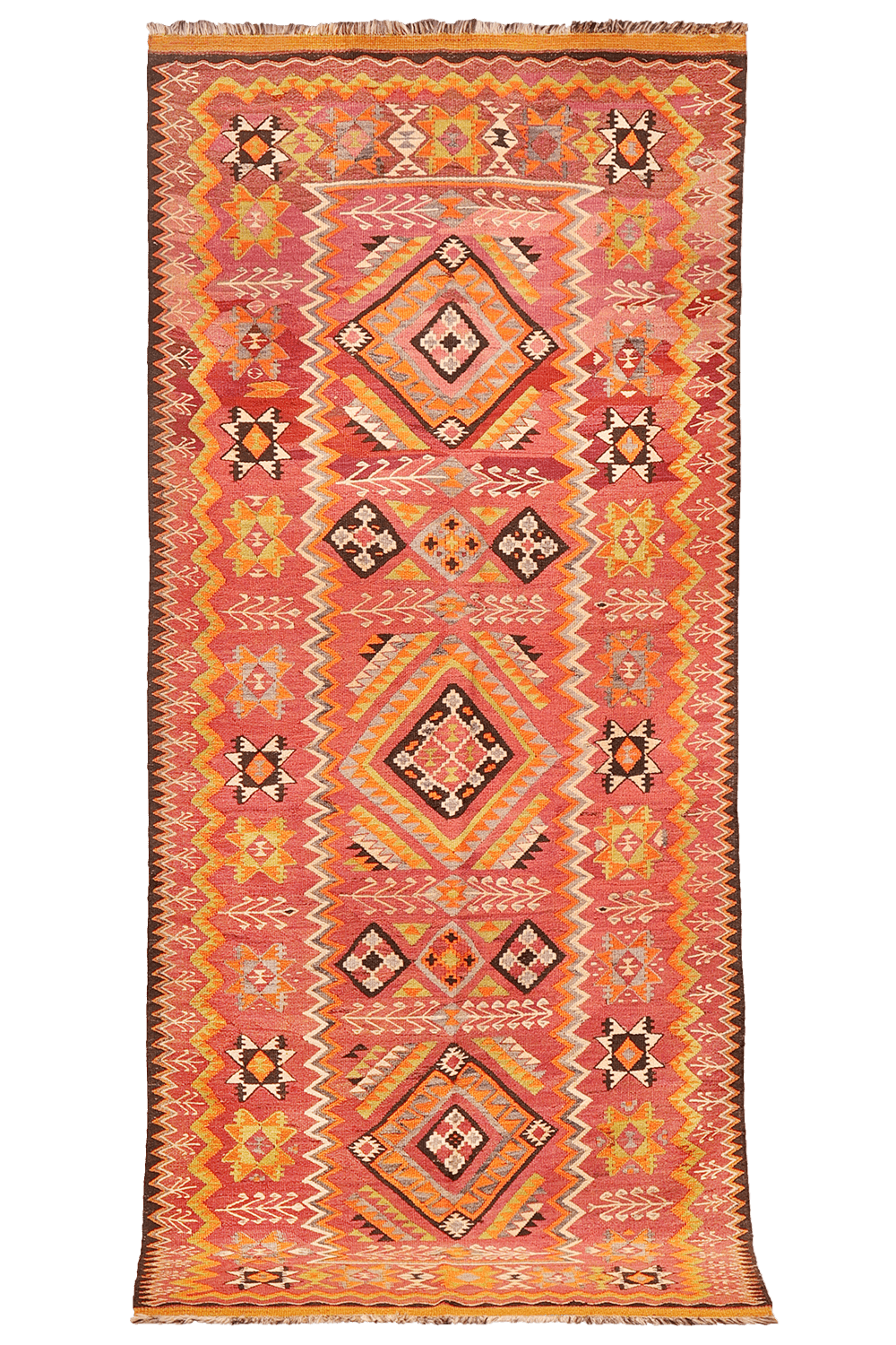 Kilim semi antiguo, Afganistán. 338x147 cms - Imagen 12