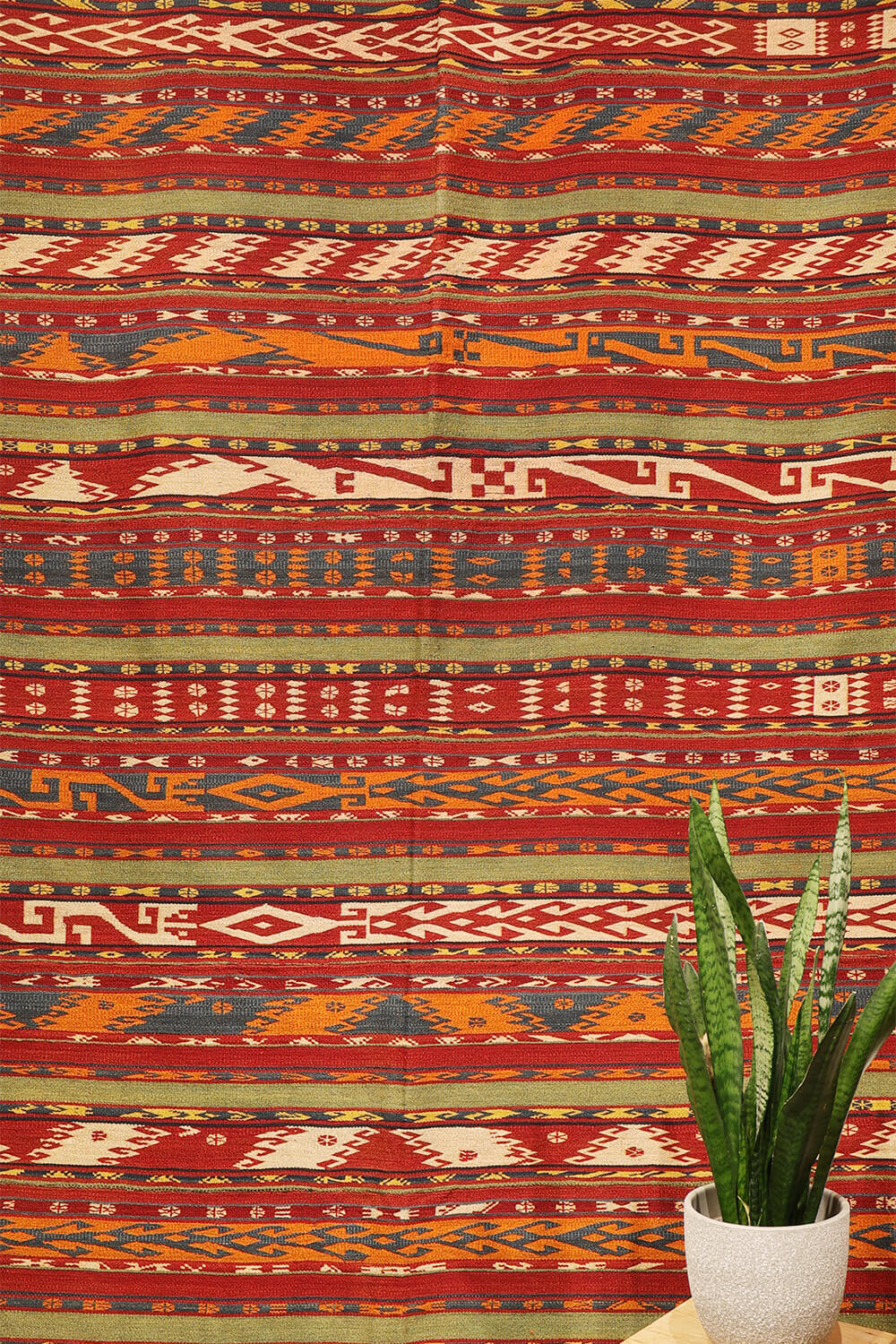 Antique Uzbek gudjeri kilim from Afghanistan. 302x160 cms