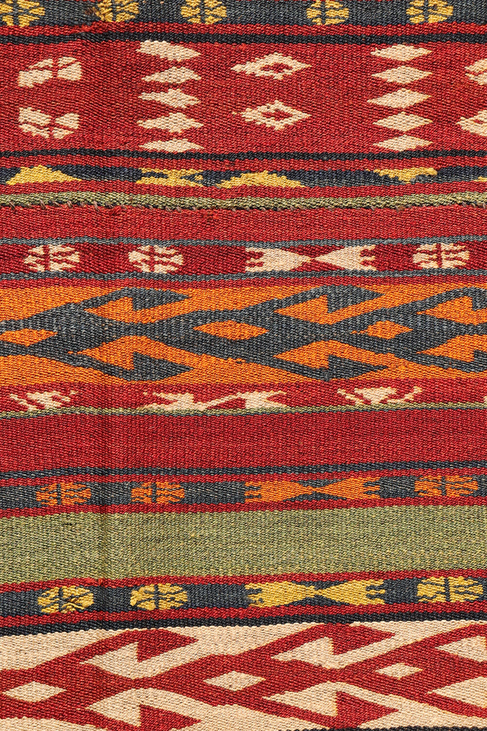 Antique Uzbek gudjeri kilim from Afghanistan. 302x160 cms - Image 3