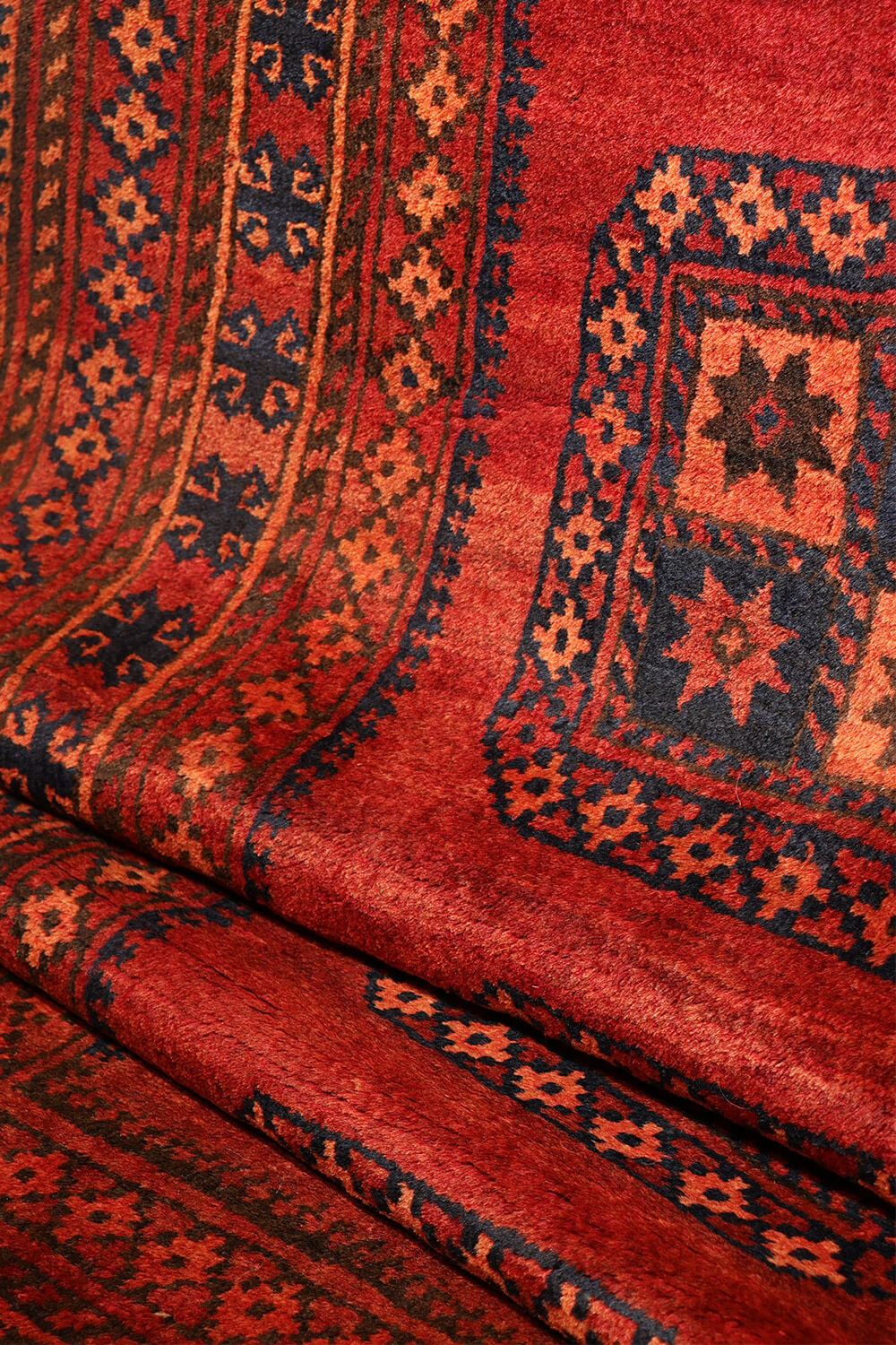 Semi-antique Turkman rug from Afghanistan. 270x165 cms - Image 8