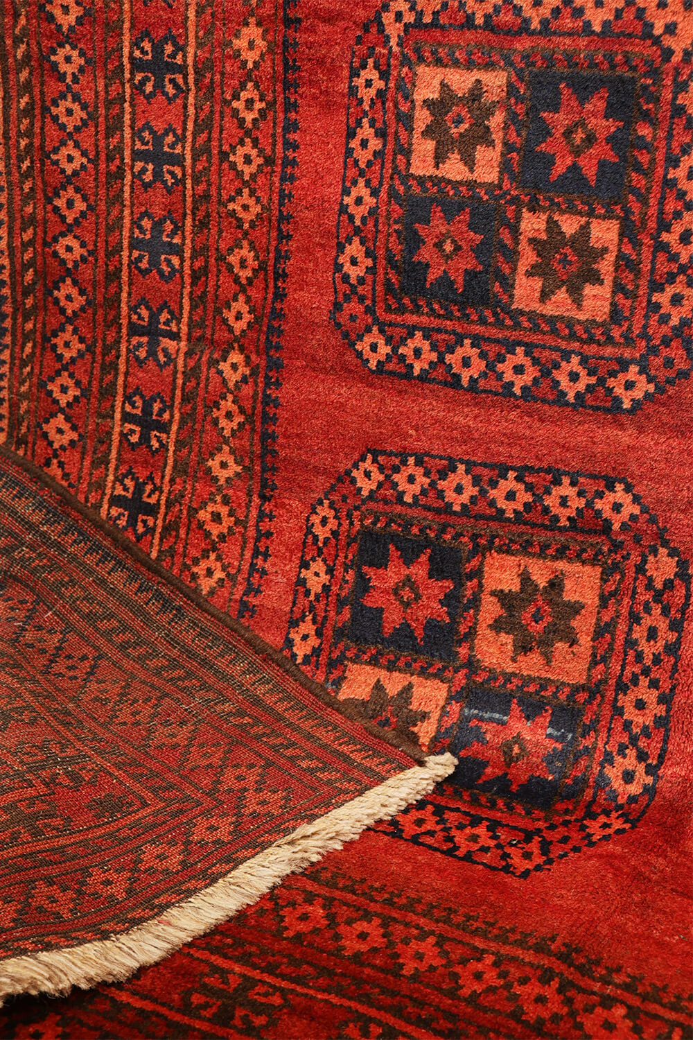 Semi-antique Turkman rug from Afghanistan. 270x165 cms - Image 9