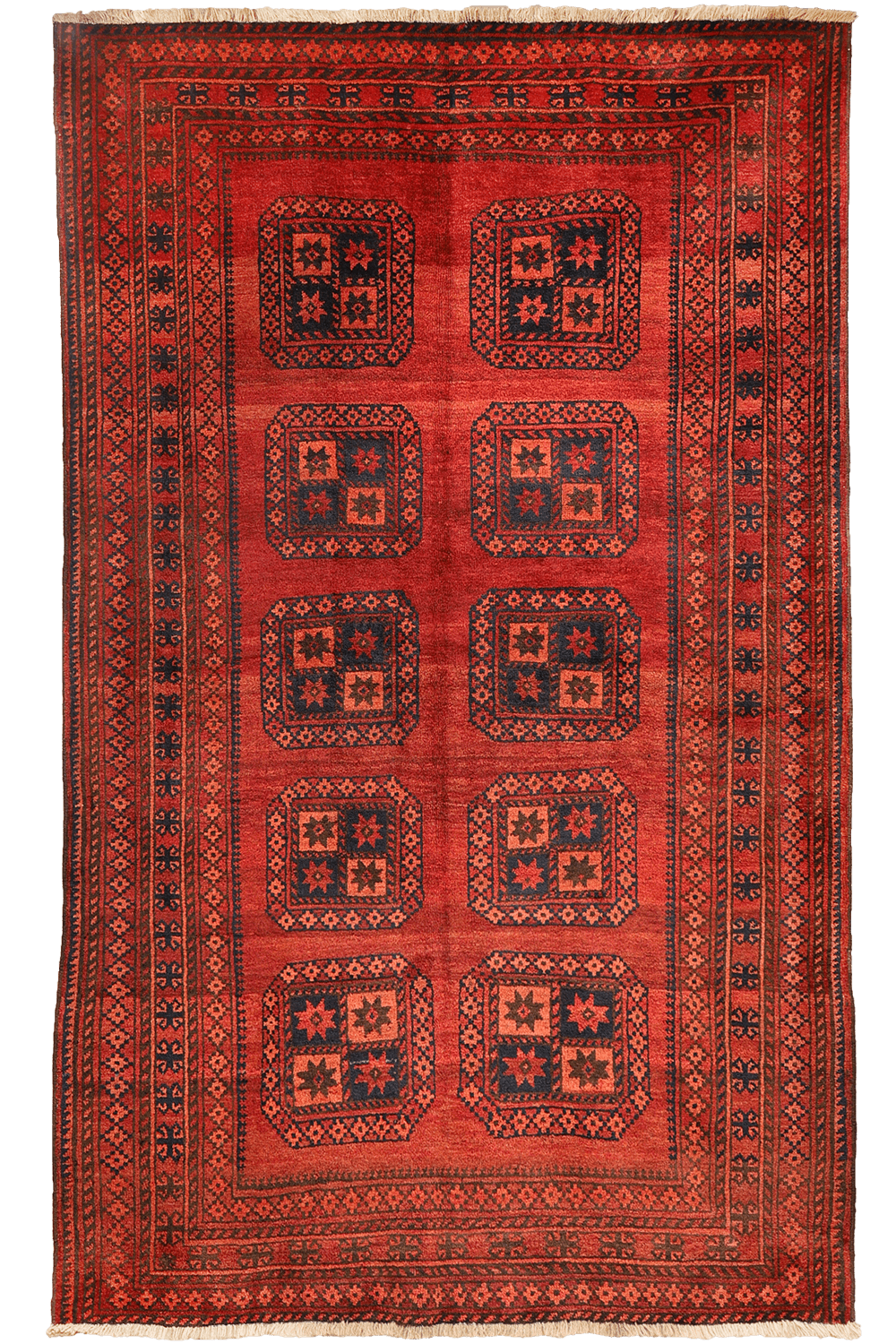 Semi-antique Turkman rug from Afghanistan. 270x165 cms - Image 10