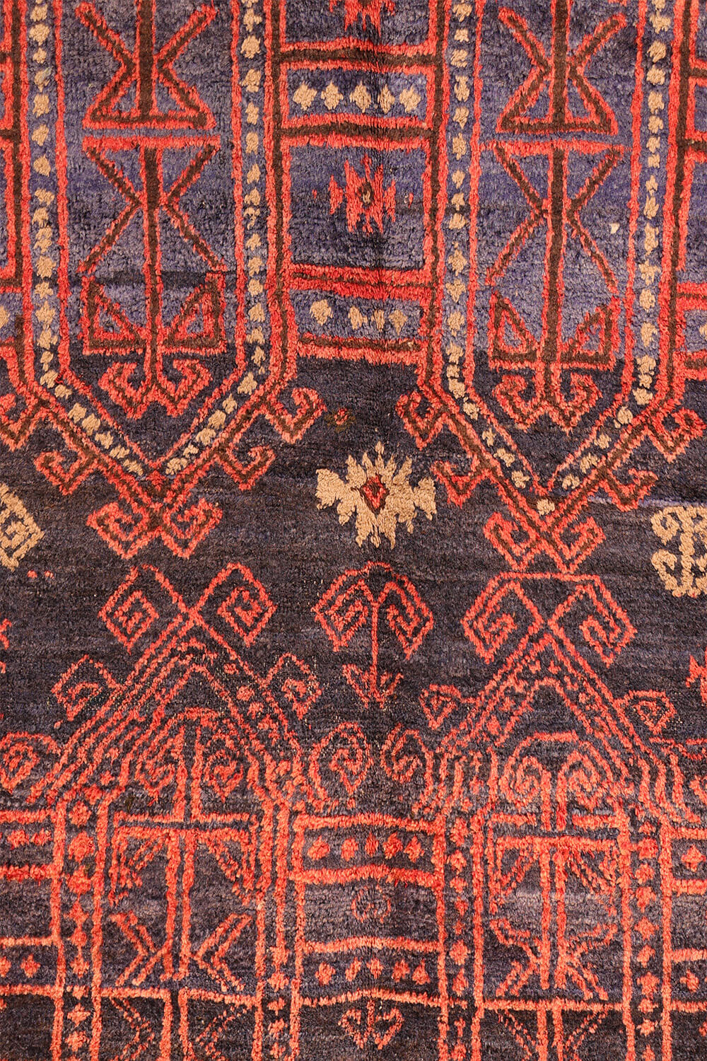 Alfombra semi antigua Baluch, Afganistán. 227x155 cms - Imagen 3