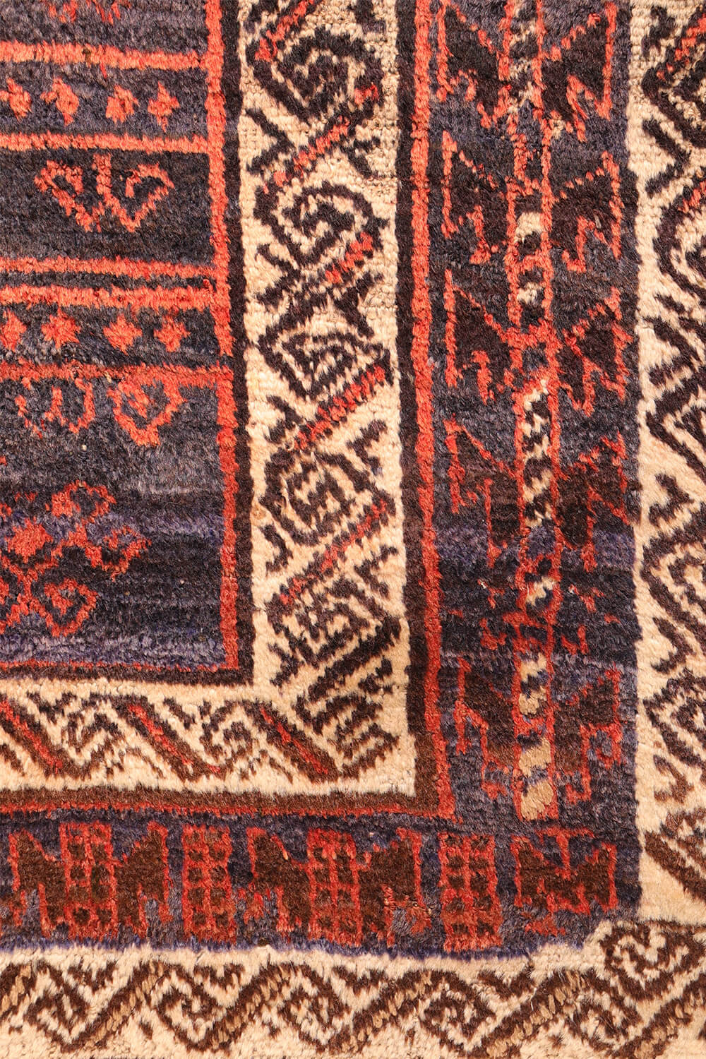 Alfombra semi antigua Baluch, Afganistán. 227x155 cms - Imagen 4