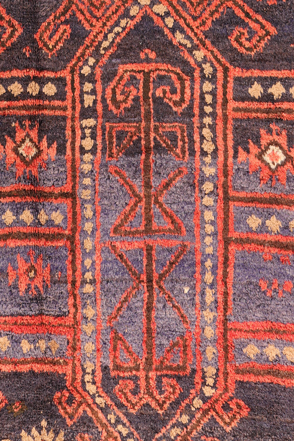 Alfombra semi antigua Baluch, Afganistán. 227x155 cms - Imagen 7