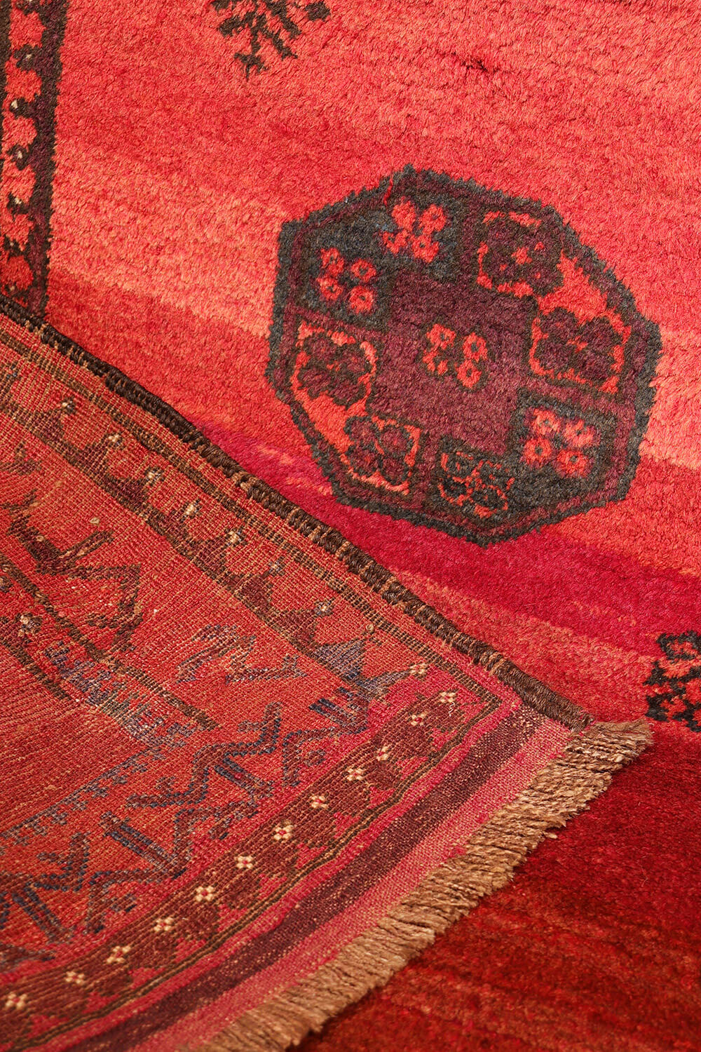 Alfombra semi-antigua Baluch de Afganistán. 237x165 cms - Imagen 11