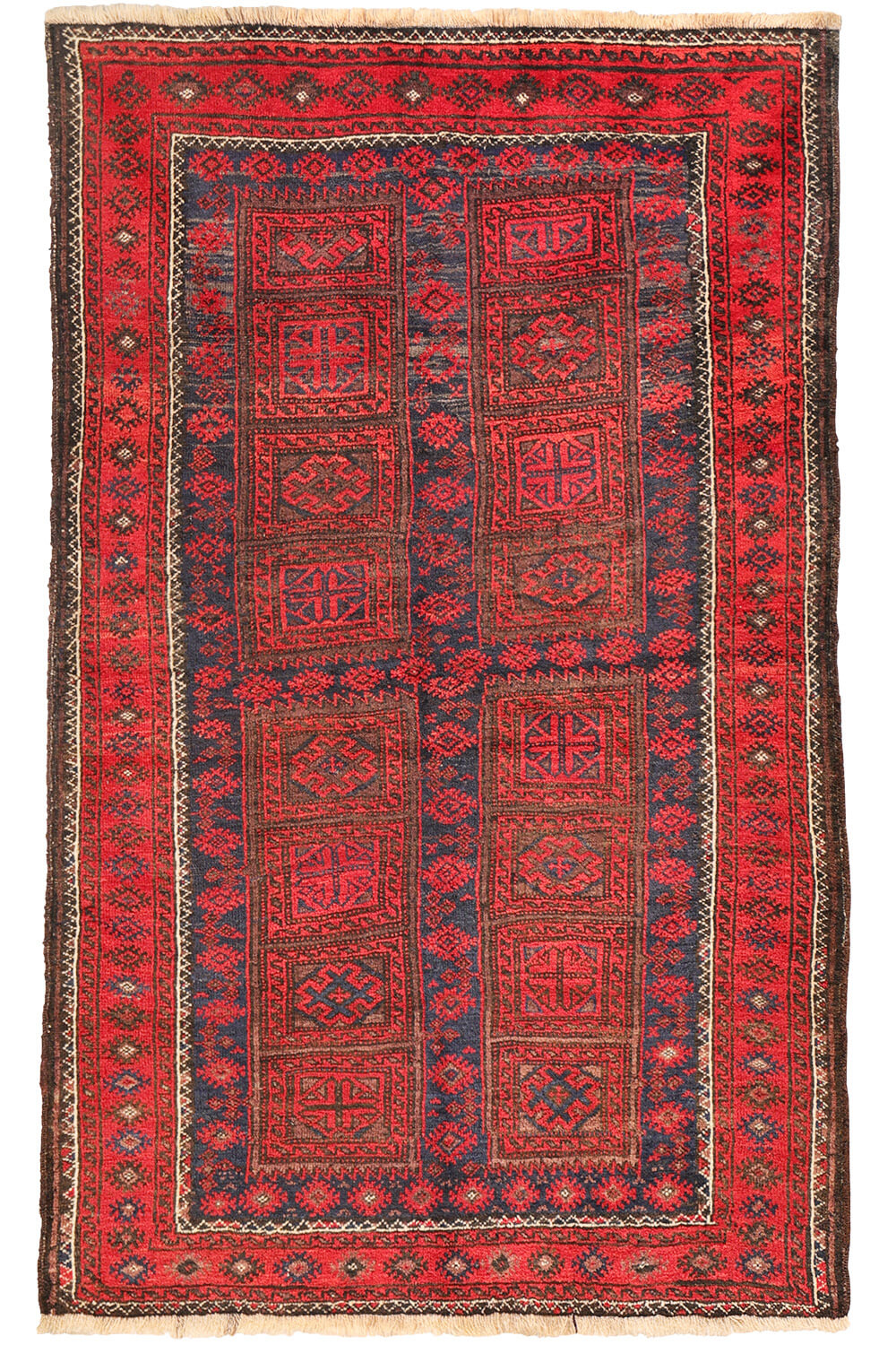 Alfombra semi antigua Baluch, Afganistán. 200x125 cms - Imagen 2