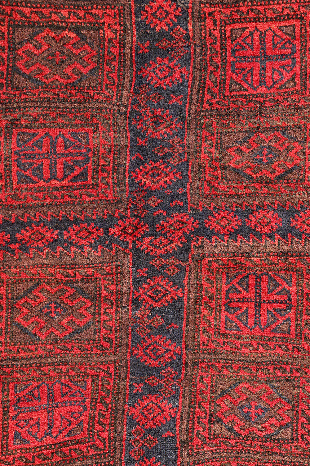 Alfombra semi antigua Baluch, Afganistán. 200x125 cms - Imagen 3