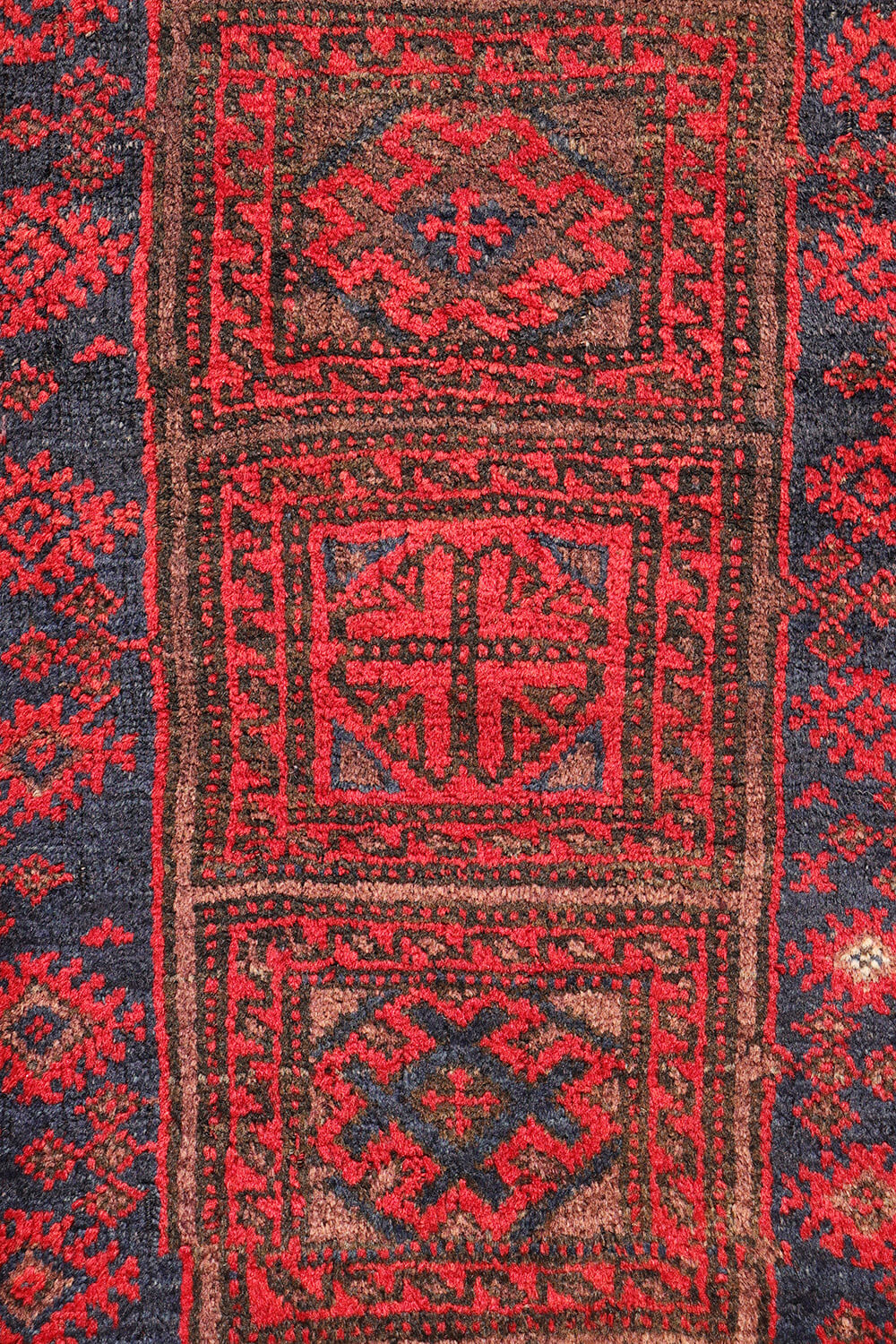 Alfombra semi antigua Baluch, Afganistán. 200x125 cms - Imagen 4