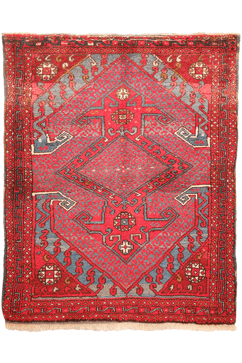 Antique Bergama rug from Turkey. 131x108 cms - Image 13