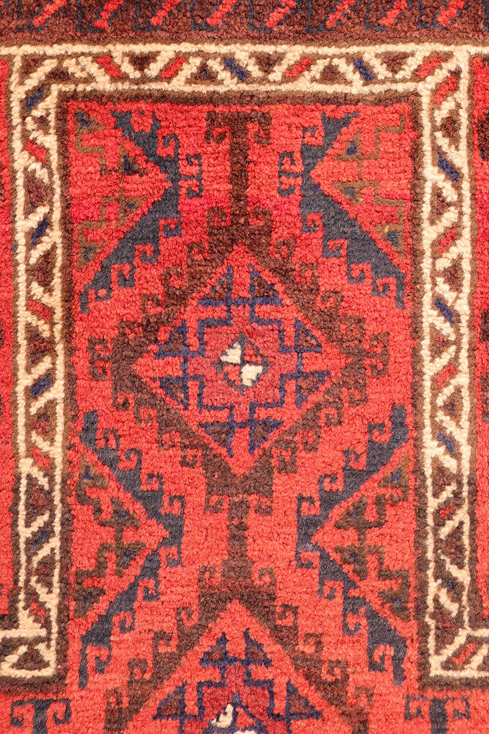 Semi-antique Baluch prayer rug from Afghanistan. 137x90 cms - Image 4