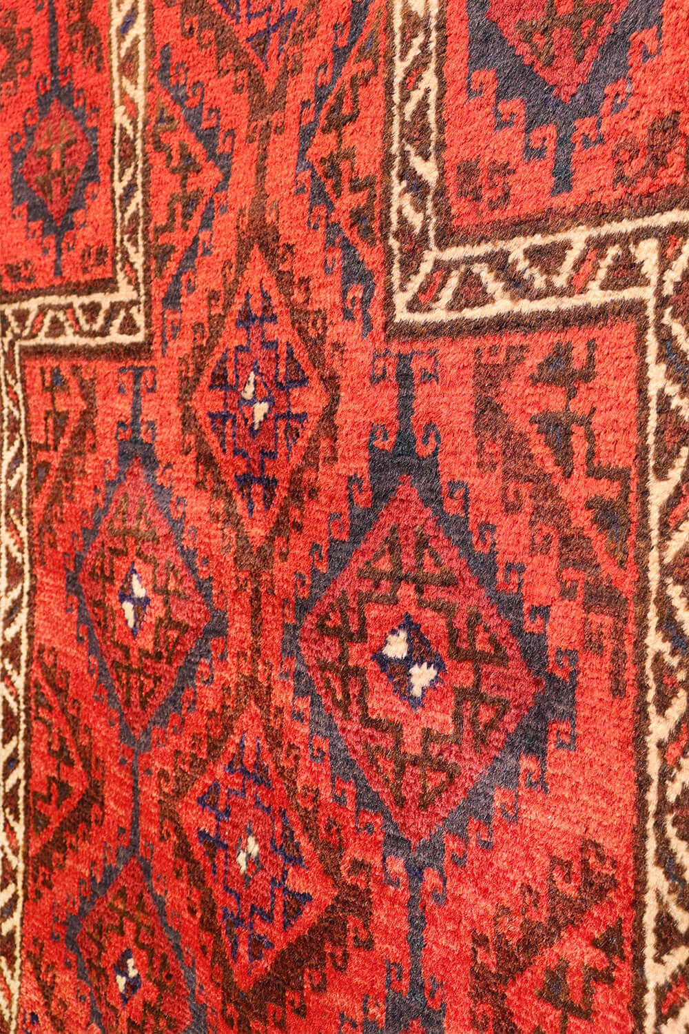 Semi-antique Baluch prayer rug from Afghanistan. 137x90 cms - Image 7
