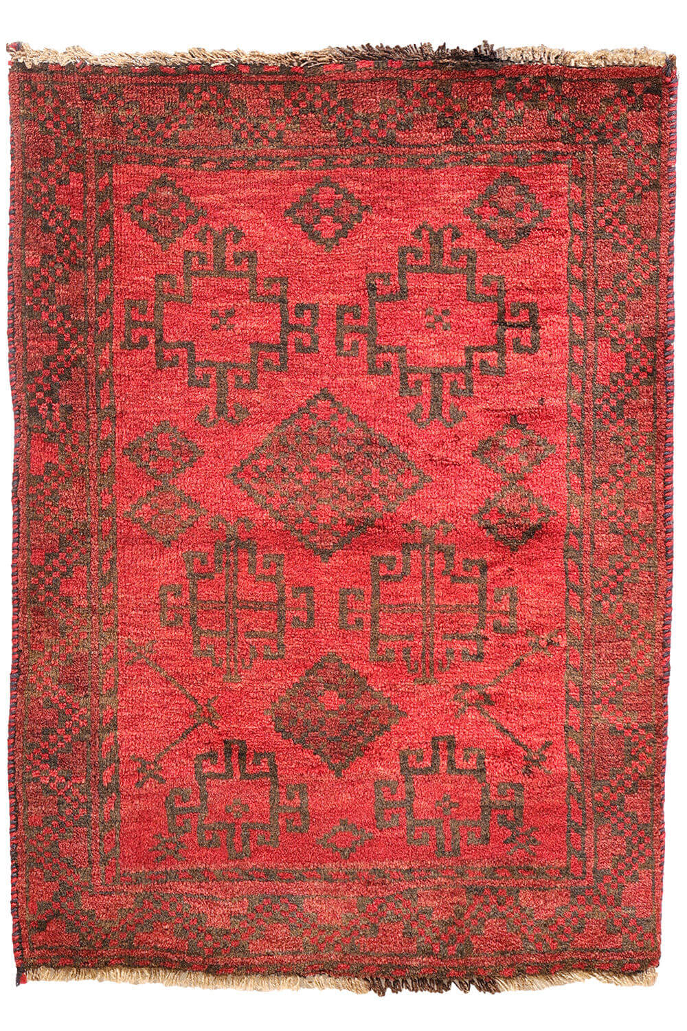 Alfombra turcomana antigua. 92x66 cms - Imagen 2