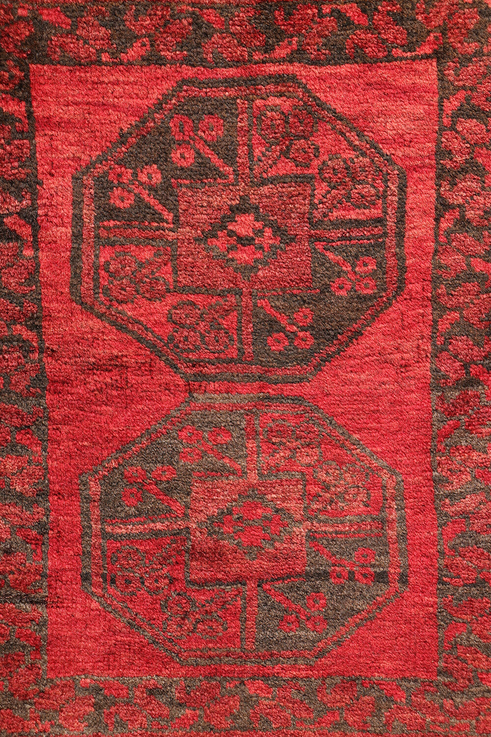 Alfombra semi-antigua Turkomana Ersari, Afganistán. 88x66 cms - Imagen 3