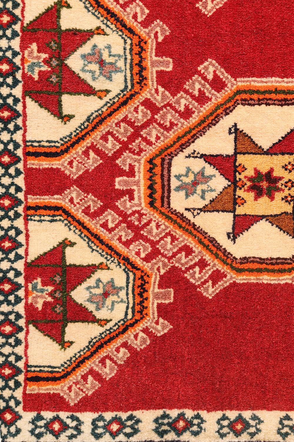 Alfombra vintage Qashqai, Irán. 110x53 cms - Imagen 5