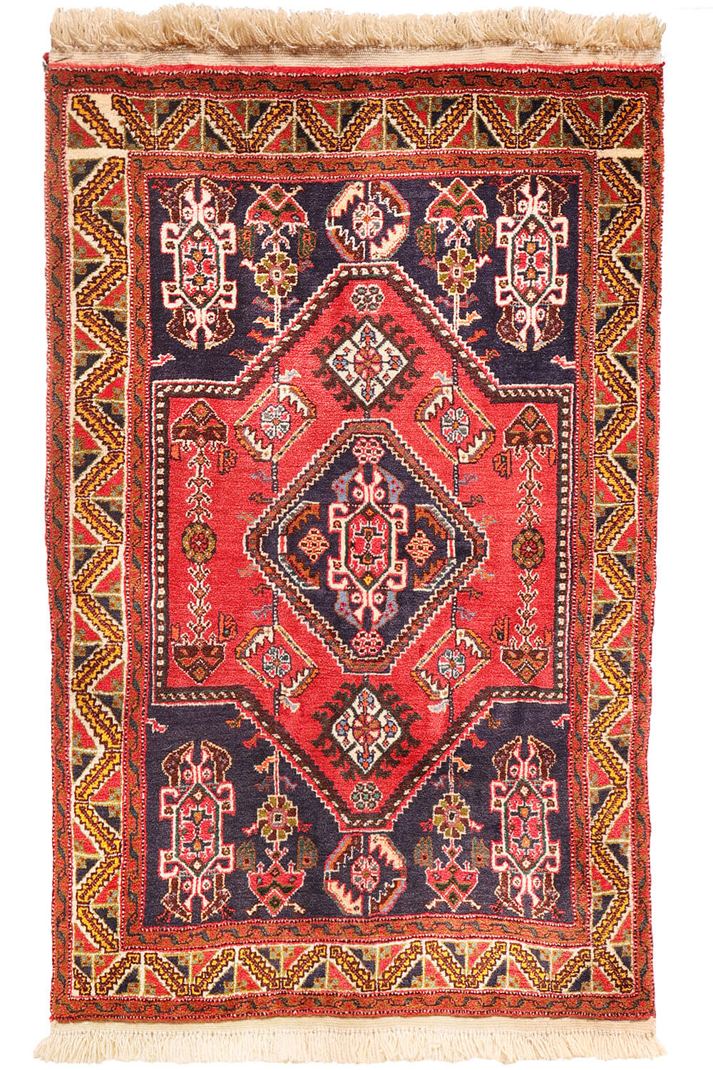 Alfombra vintage Qashqai, Irán. 124x82 cms - Imagen 2