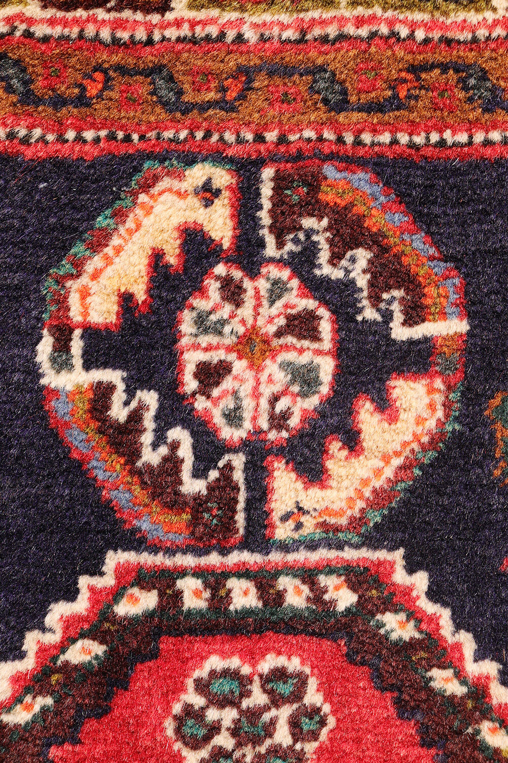 Alfombra vintage Qashqai, Irán. 124x82 cms - Imagen 5