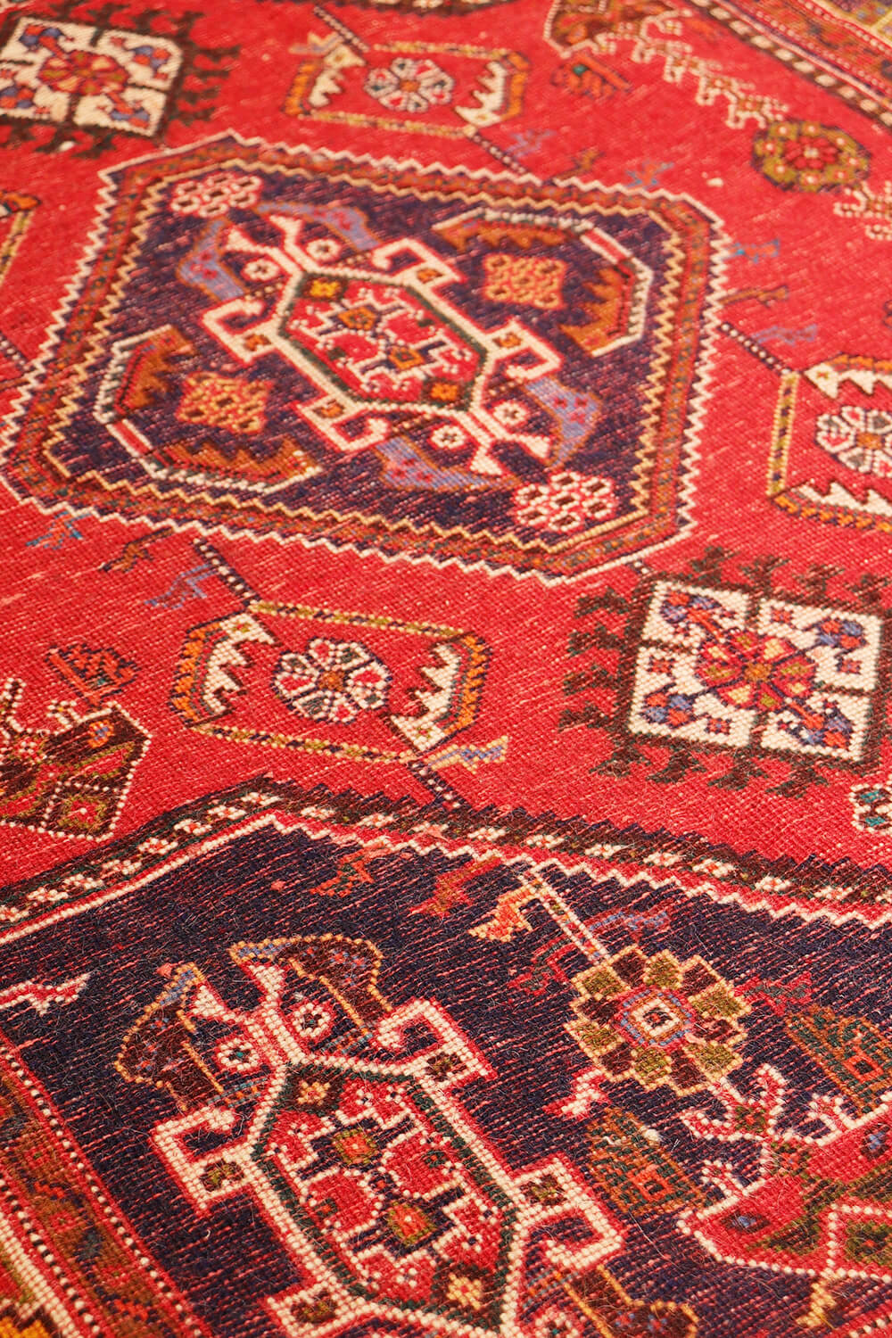 Alfombra vintage Qashqai, Irán. 124x82 cms - Imagen 9