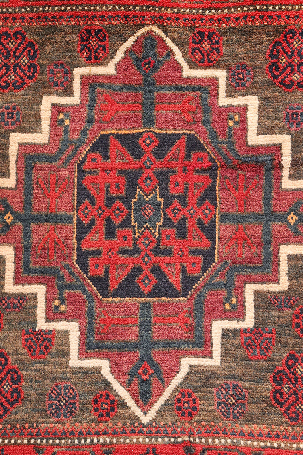Alfombra semi antigua Baluch, Irán. 135x70 cms - Imagen 9