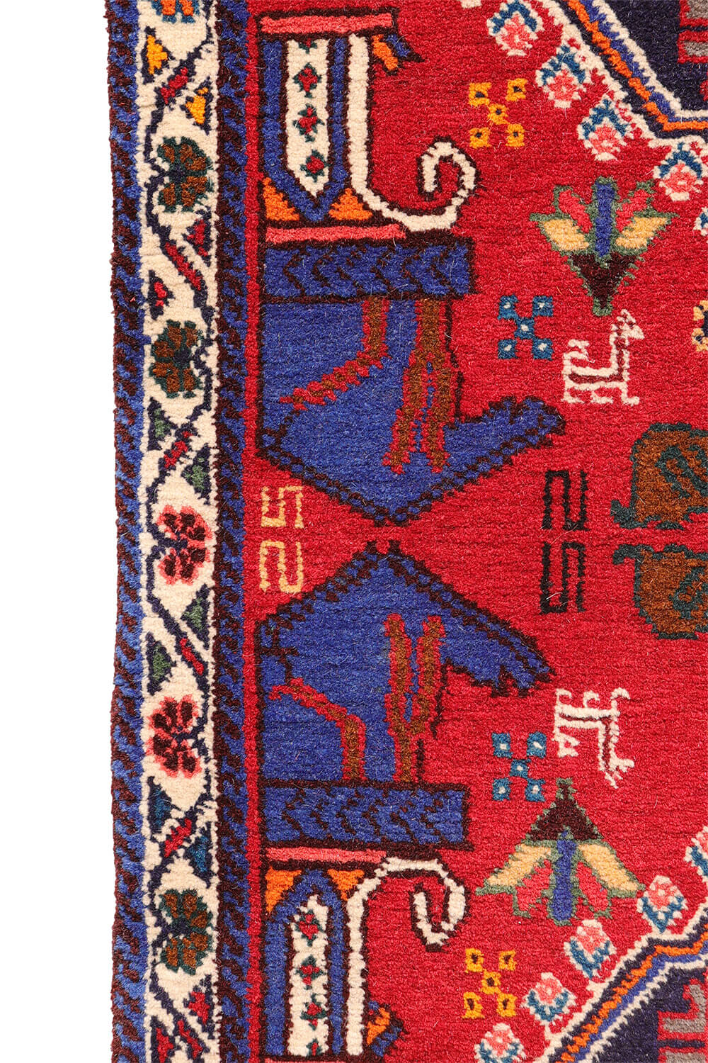 Alfombra Qashqai, Irán. 120x58 cms - Imagen 8
