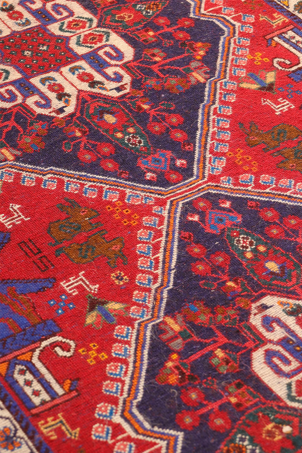 Alfombra Qashqai, Irán. 120x58 cms - Imagen 9