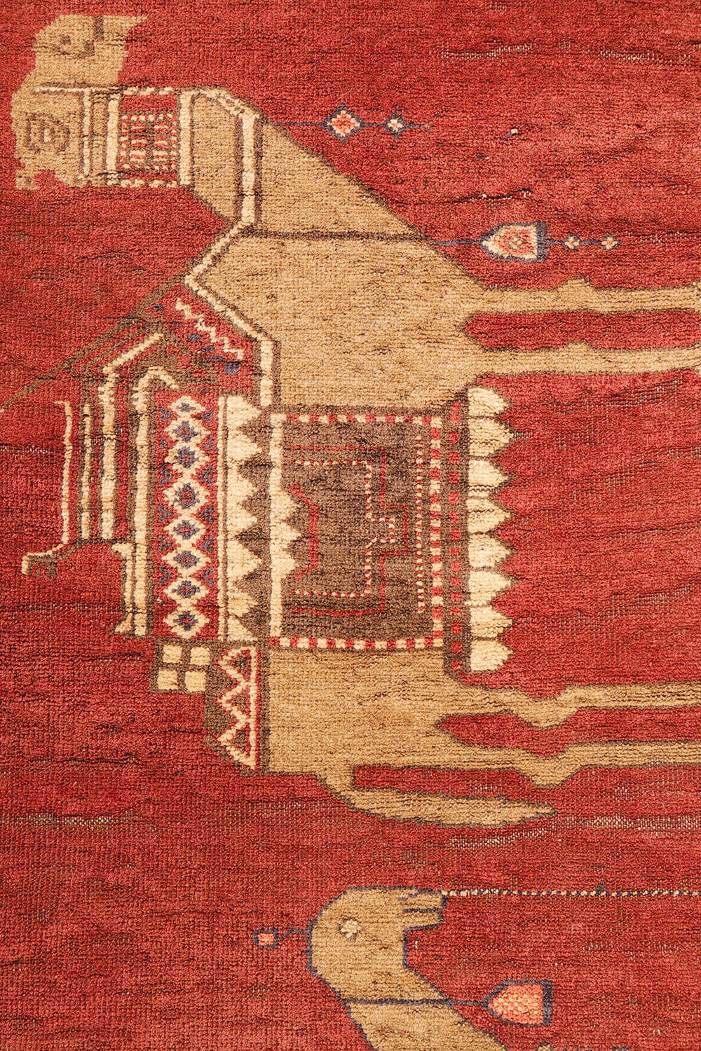 Alfombra semi antigua Baluch, Afganistán. 140x90 cms - Imagen 3