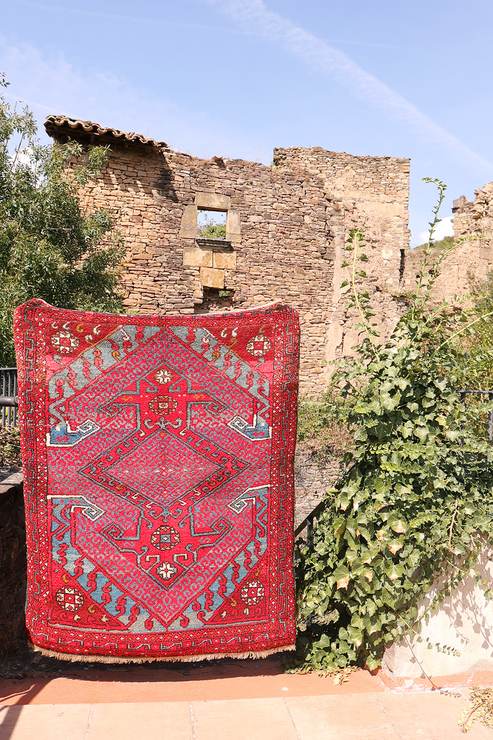 Antique Bergama rug from Turkey. 131x108 cms - Image 18