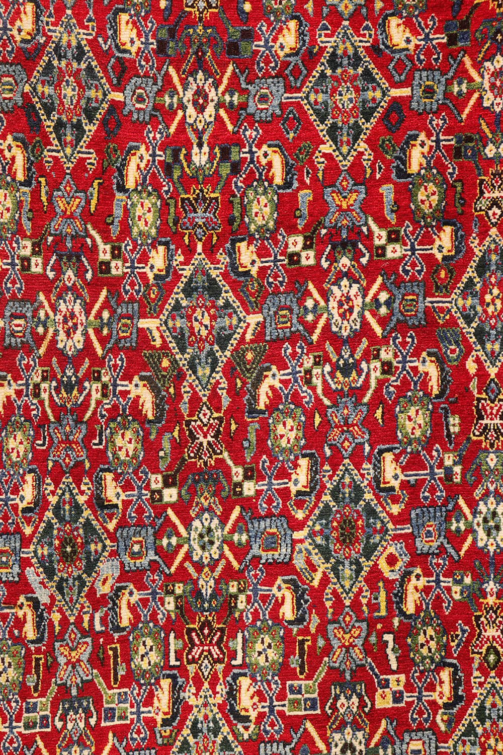 Alfombra Kashkuli semi antigua , Irán. 320x221 cms - Imagen 4