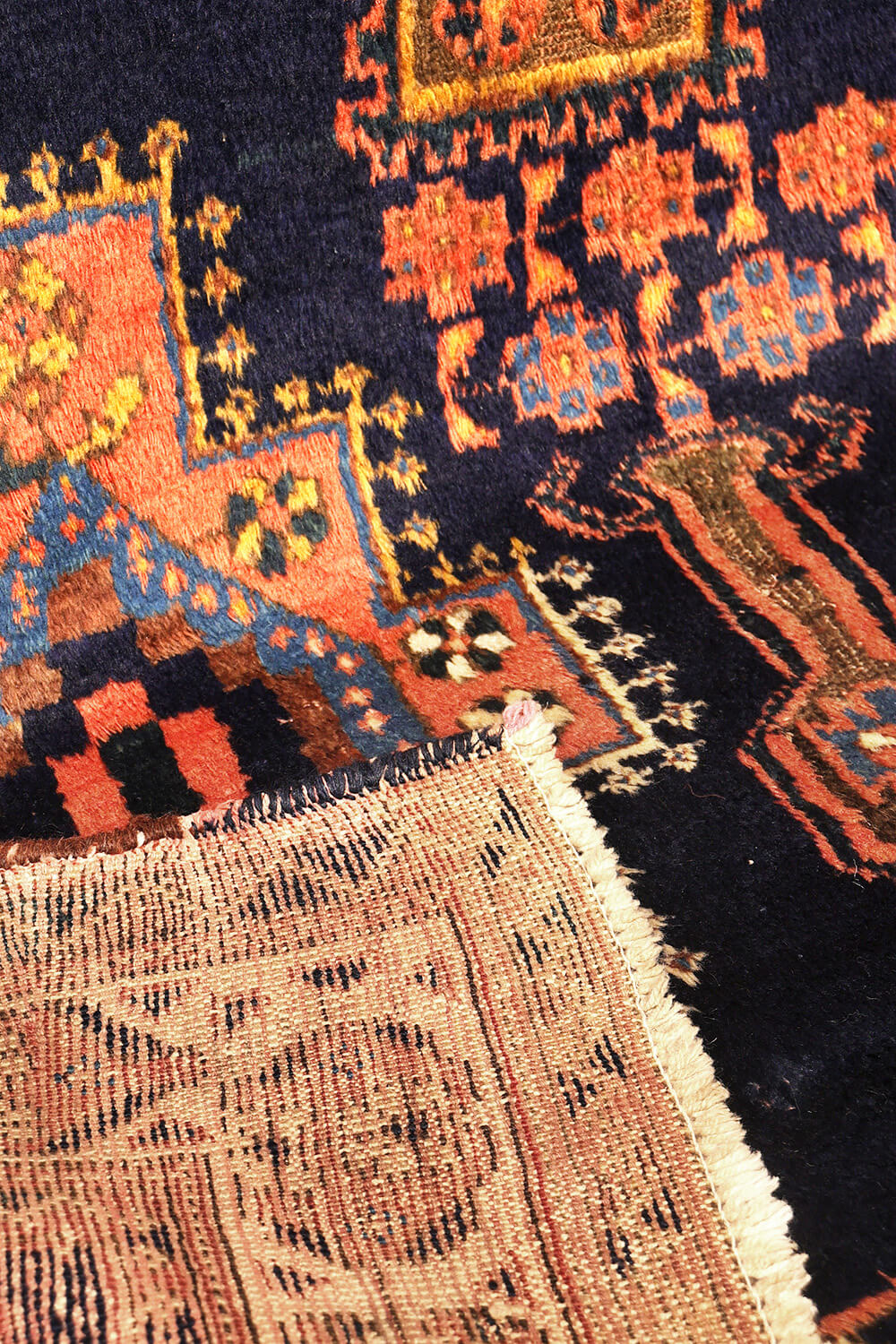 Antique Afshar? rug, Iran. 190x130 cms - Image 12