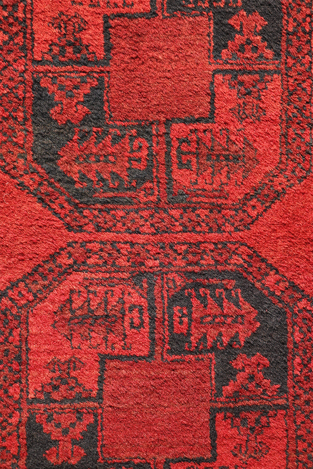 Alfombra semi-antigua turcomana, Afganistán. 325x245 cms - Imagen 4