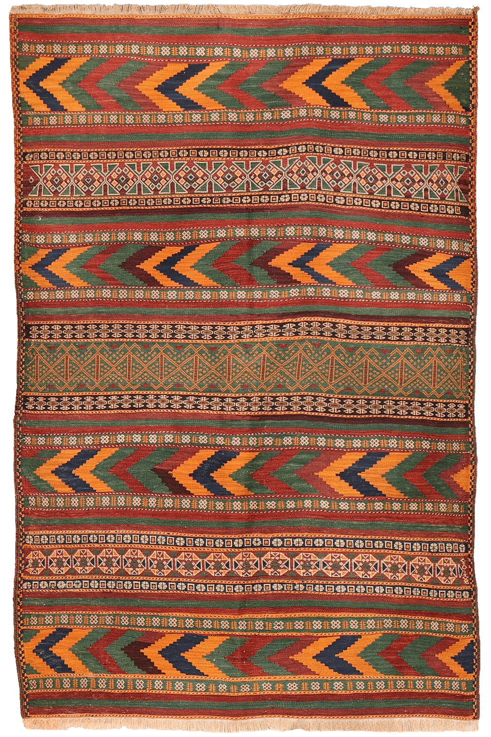 Antique Baluch kilim from Afghanistan. 186x121 cms - Image 9
