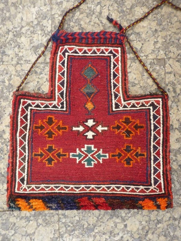 Bolsa de sal Bakhtiari de Irán, 45x42 cms.