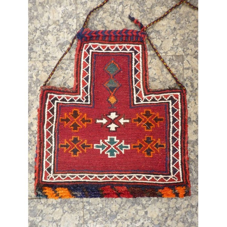 Bolsa de sal Bakhtiari de Irán, 45x42 cms.