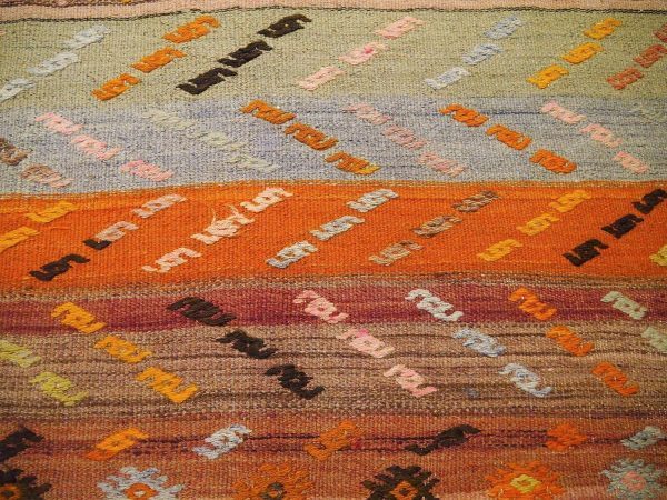 Kilim de Mugla, Turquía. 117x107 cms.