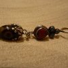 Pendientes tibetanos, 7,5x1x1 cms.