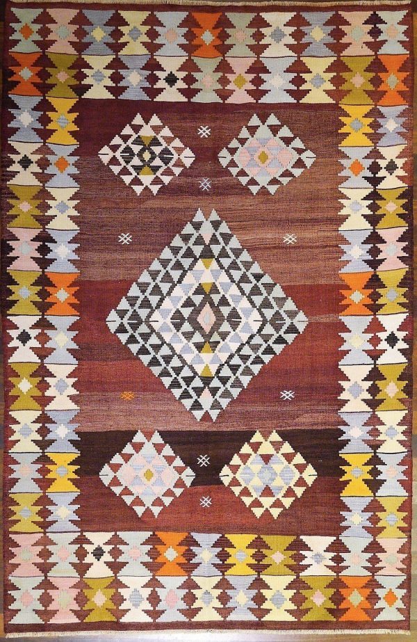 Kilim de Mugla, Turquía. 235x157 cms.