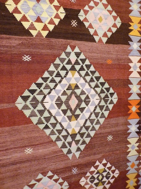 Kilim de Mugla, Turquía. 235x157 cms.